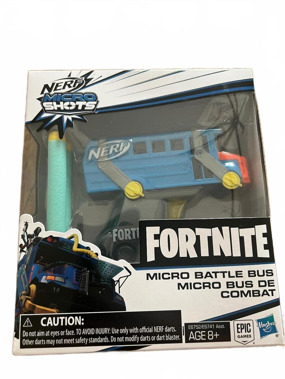 Nerf Fortnite MicroShots Micro Battle Bus Mini Dart Blaster (Brand New in Box)
